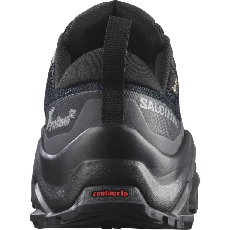 Tenis Senderismo Salomon X Raise 2 GTX Hombre Negros | MX UGWJ185